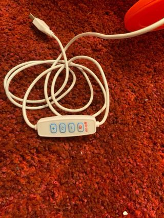 Lámpara LED Naranja Moderna