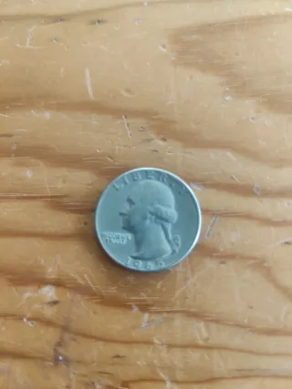 Moneda 1/4 Dólar INGODWE TRUST 1965 USA