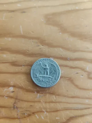 Moneda 1/4 Dólar INGODWE TRUST 1965 USA