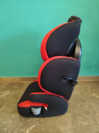 Silla coche First Step negra y roja