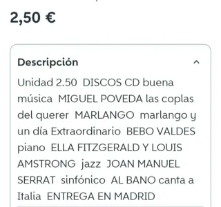 CD Miguel Poveda Lo Mejor de las Coplas y mas