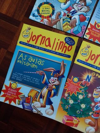 Lote 6 revistas / jornalinho Nesquik, Natal, Pásco