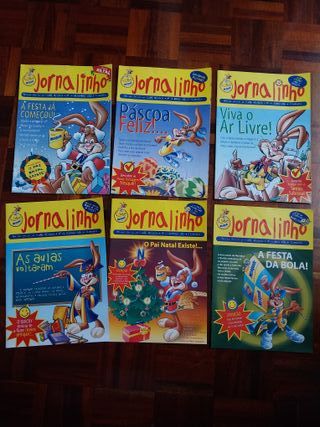 Lote 6 revistas / jornalinho Nesquik, Natal, Pásco