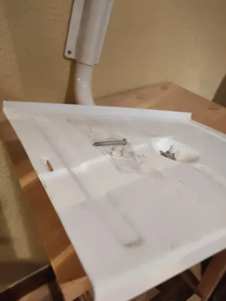 Soporte TV/Microondas Blanco 29x40cm