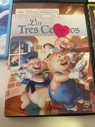 Pack 5 Películas DVD Infantiles Disney