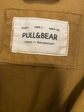 Cazadora Vaquera Pull & Bear Camel