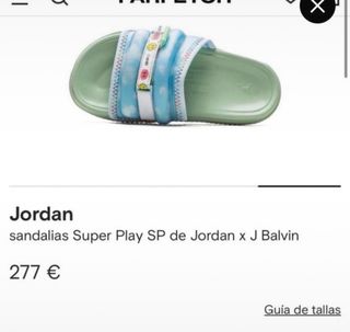 Chanclas Jordan x JBalvin