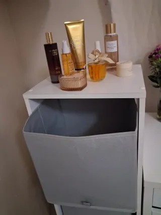 Escritorio Micke ikea y Cajonera Blanco/Gris