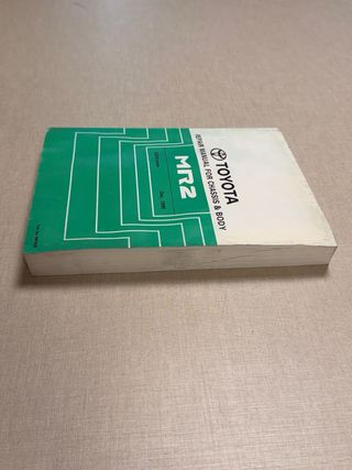 Manual de Reparação Original TOYOTA MR2