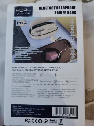 Auriculares Bluetooth HEPU Inalámbricos