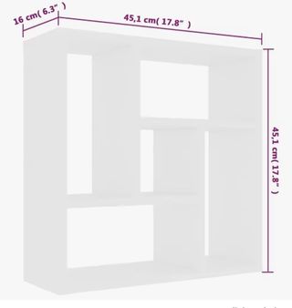 Estantería Blanca Madera Contrachapada