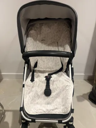 Carrito Bugaboo Gris y Rosa
