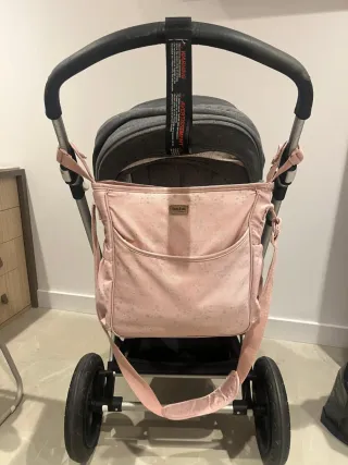 Carrito Bugaboo Gris y Rosa