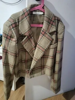 Americana corta Daphnea cuadros M