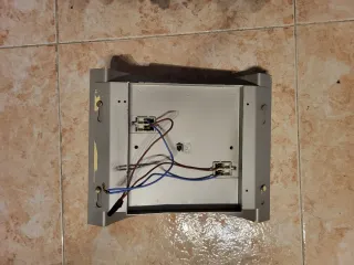 Aplique de pared semicircular