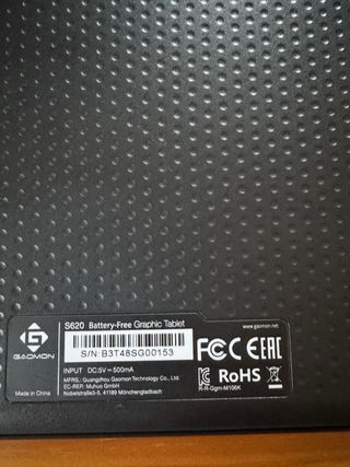 Tableta Gráfica Gaomon Negra