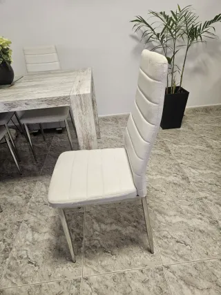 Pack 4 Sillas Comedor Blancas