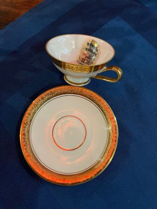 Taza y platillo coleccionista Walküre Beyreuth