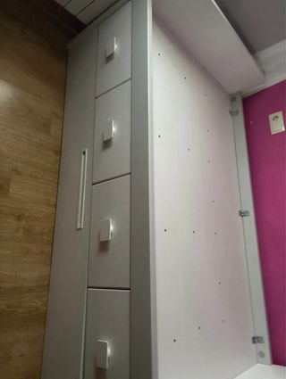 Cama nido de 1.05 con cajones y cama de abajo