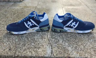 Tênis Premiata Azul e Branco