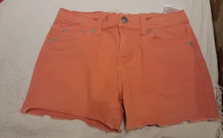 Shorts Levi's niña naranja