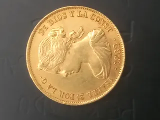 Moneda Isabel II 1862 Oro
