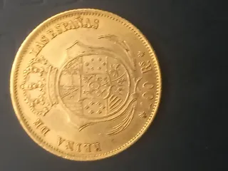 Moneda Isabel II 1862 Oro