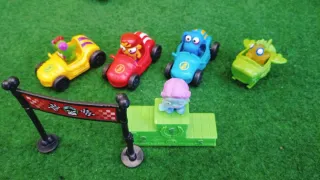 Lote Zomlings Bus Escolar y Coches carreras