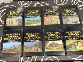 Colección 33 libros “Descubra España paso a paso”