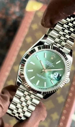 Reloj Rolex Oyster Perpetual Datejust Verde