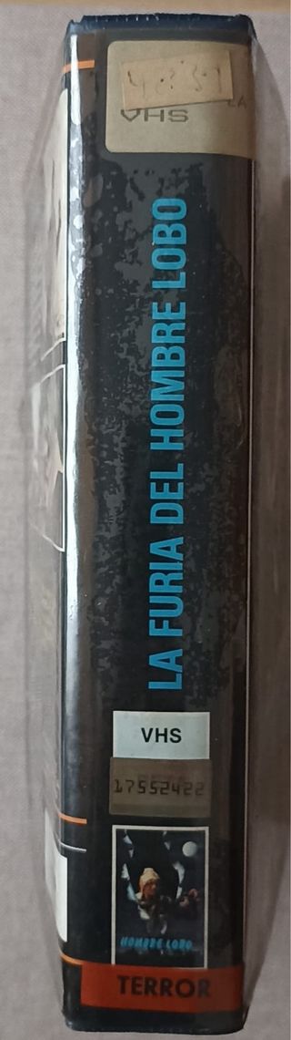 VHS La Furia del Hombre Lobo (Terror)