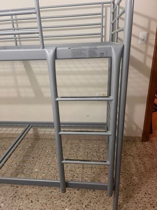 Litera Metálica Ikea Gris