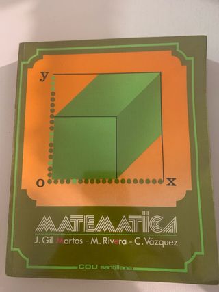libro de matemáticas de COU