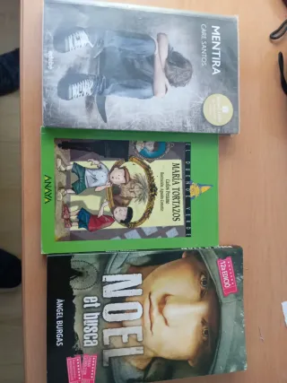 Tres libros por 10€ ideal para jovenes