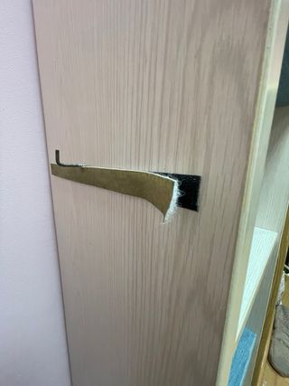 Estantería / Zapatero Beige y Azul