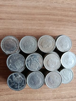 460 Monedas 5 Ptas. Franco