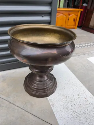 Brasero de latón antiguo