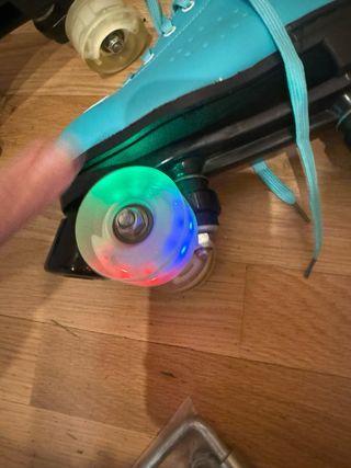 Patines 4 Ruedas Talla 40 Turquesa