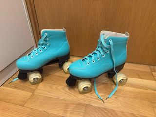 Patines 4 Ruedas Talla 40 Turquesa