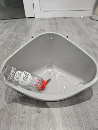 Jaula Conejo Pack Gris y Rosa