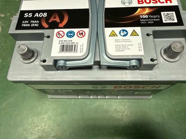 Batería Bosch S5 A08 70Ah 760A sin uso