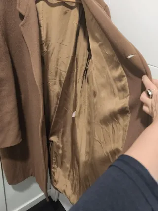 Abrigo vintage de cachemire