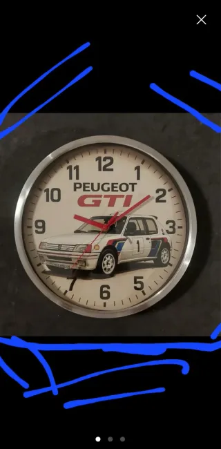 Relógio Peugeot GTI