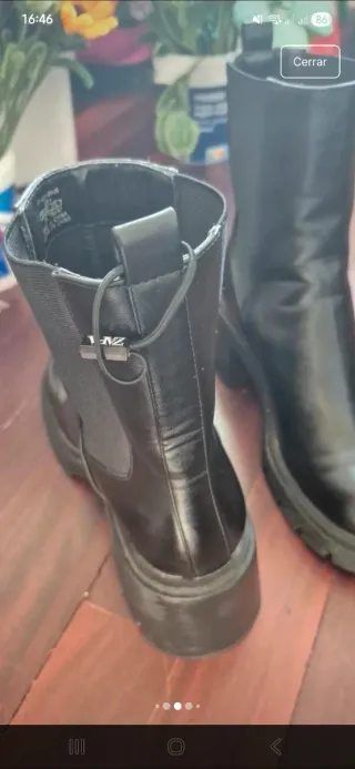 Botas Zara Maxi Suela Negra