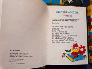 Mini clásicos distintos tomos. María Pascual