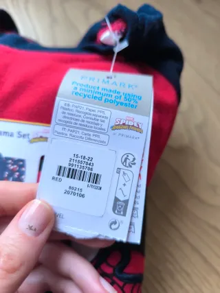 Pijama Spidey Marvel Talla 1