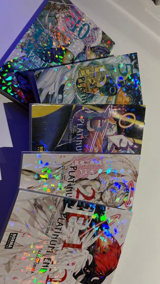 Pack mangas Platinum End. Tomos 1,2,3,5 y 10.