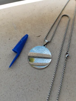 Colgante Amuleto 7 Arcángeles Cadena