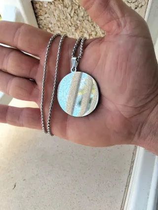 Colgante Amuleto 7 Arcángeles Cadena