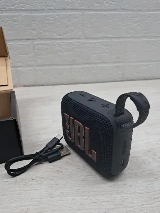 Altavoz JBL GO4 Bluetooth USB-C IP67 Negro/Naranja
